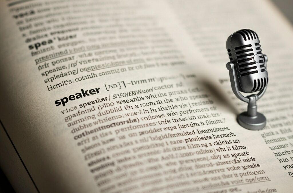 Come si dice? “Speaker pubblicitario” o “doppiatore pubblicitario”? 